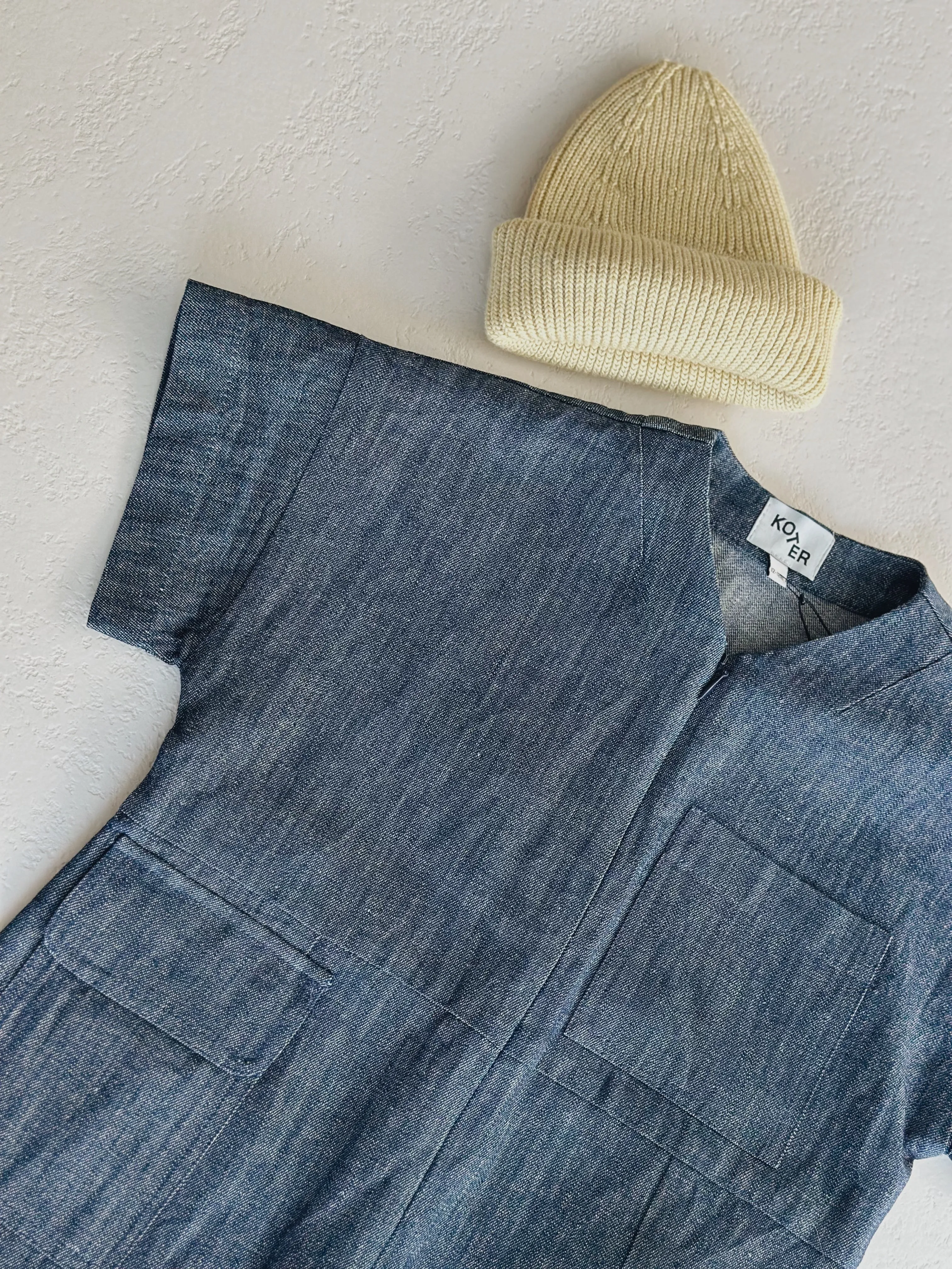 RAE OVERALL DENIM - 4y