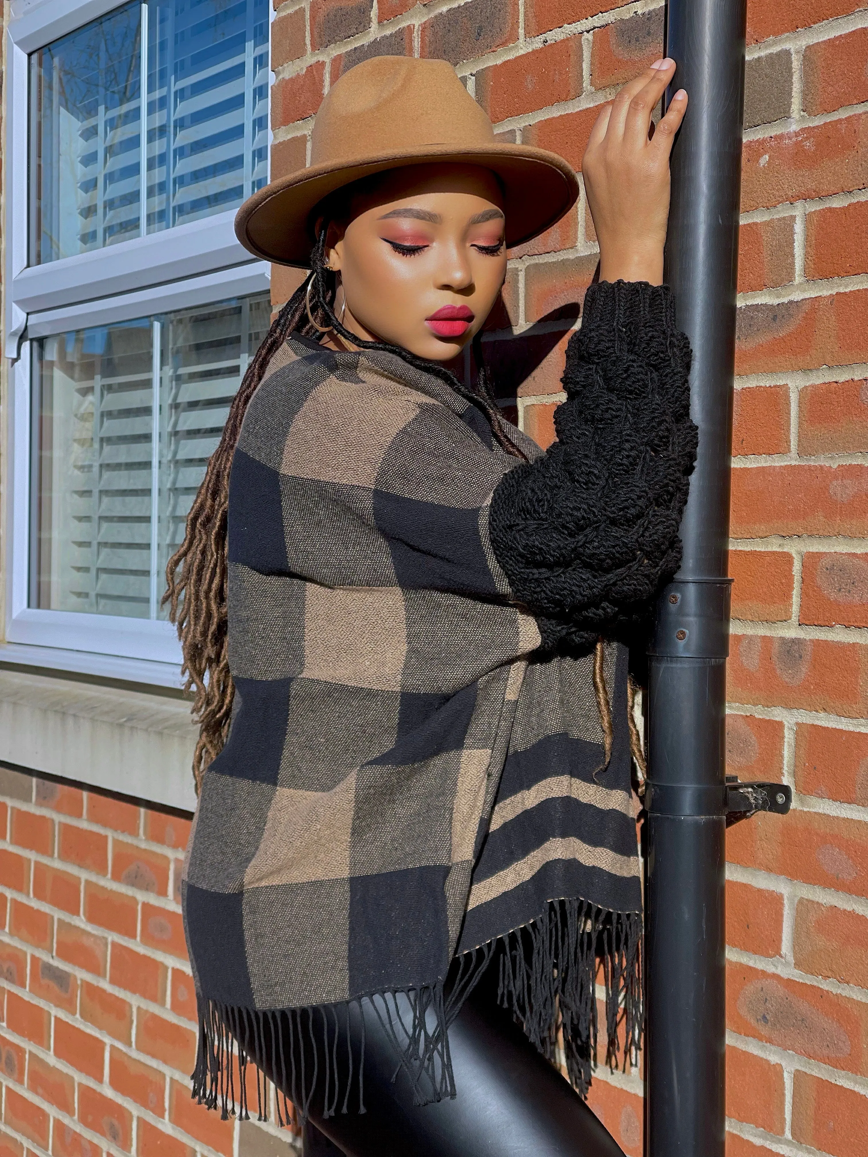 Regina Premium Checkers Poncho-MLH