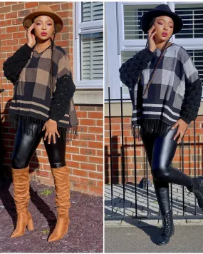 Regina Premium Checkers Poncho-MLH