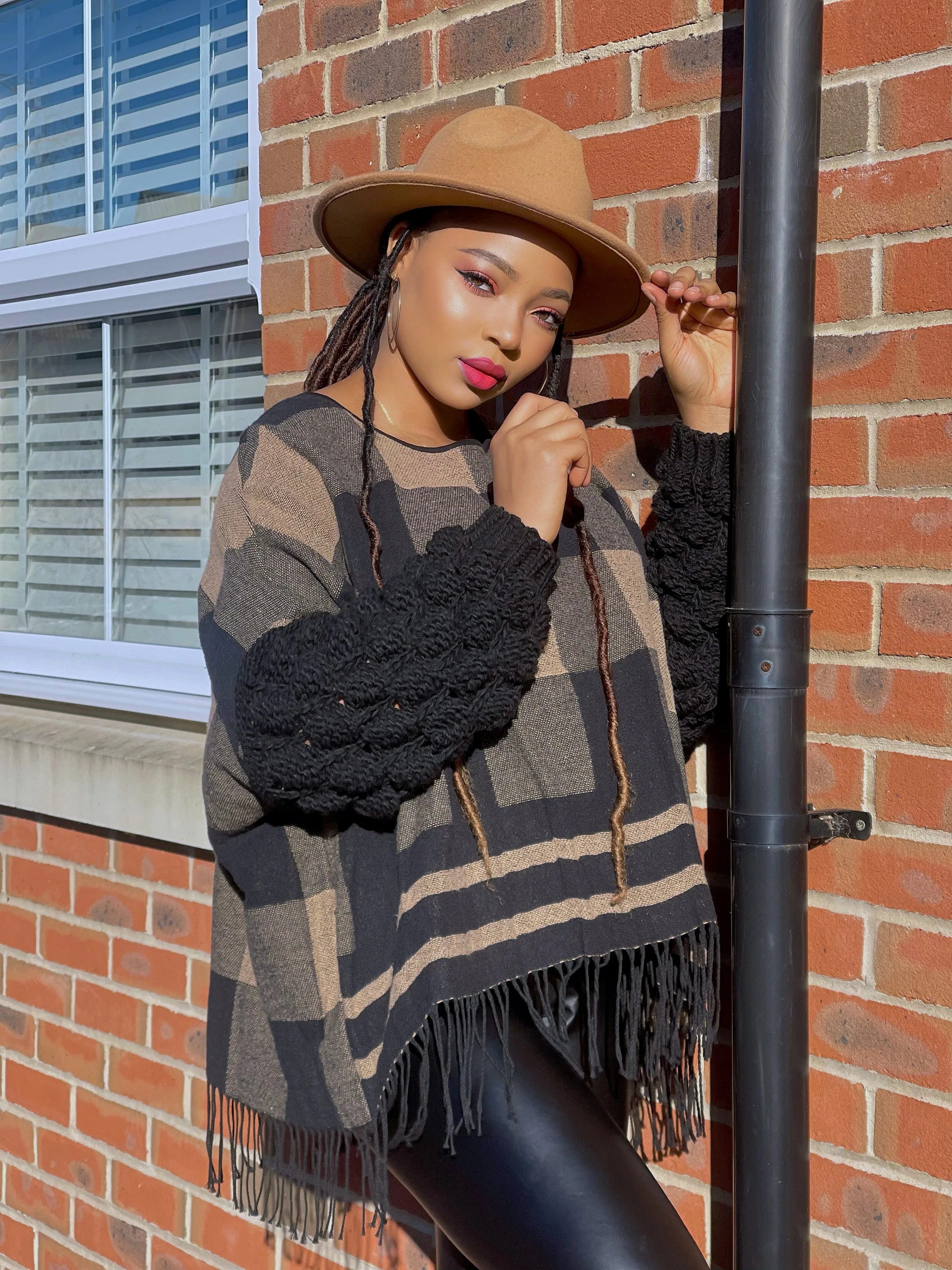 Regina Premium Checkers Poncho-MLH