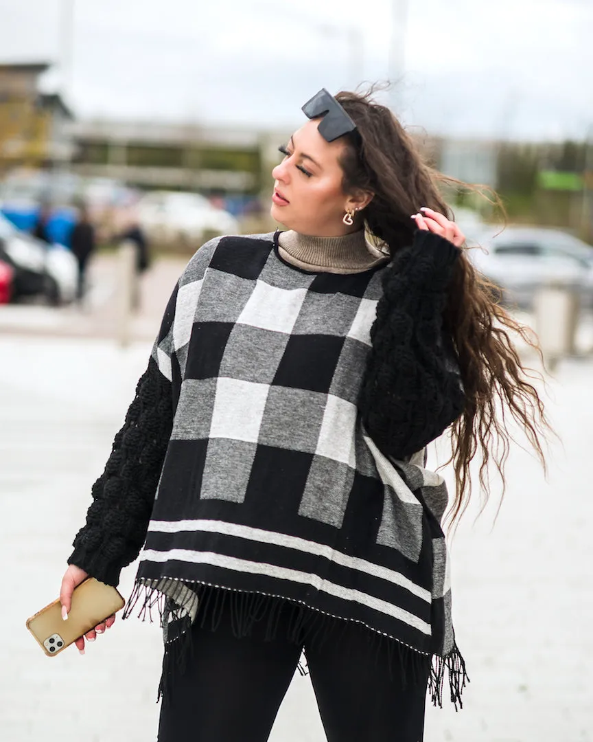 Regina Premium Checkers Poncho-MLH
