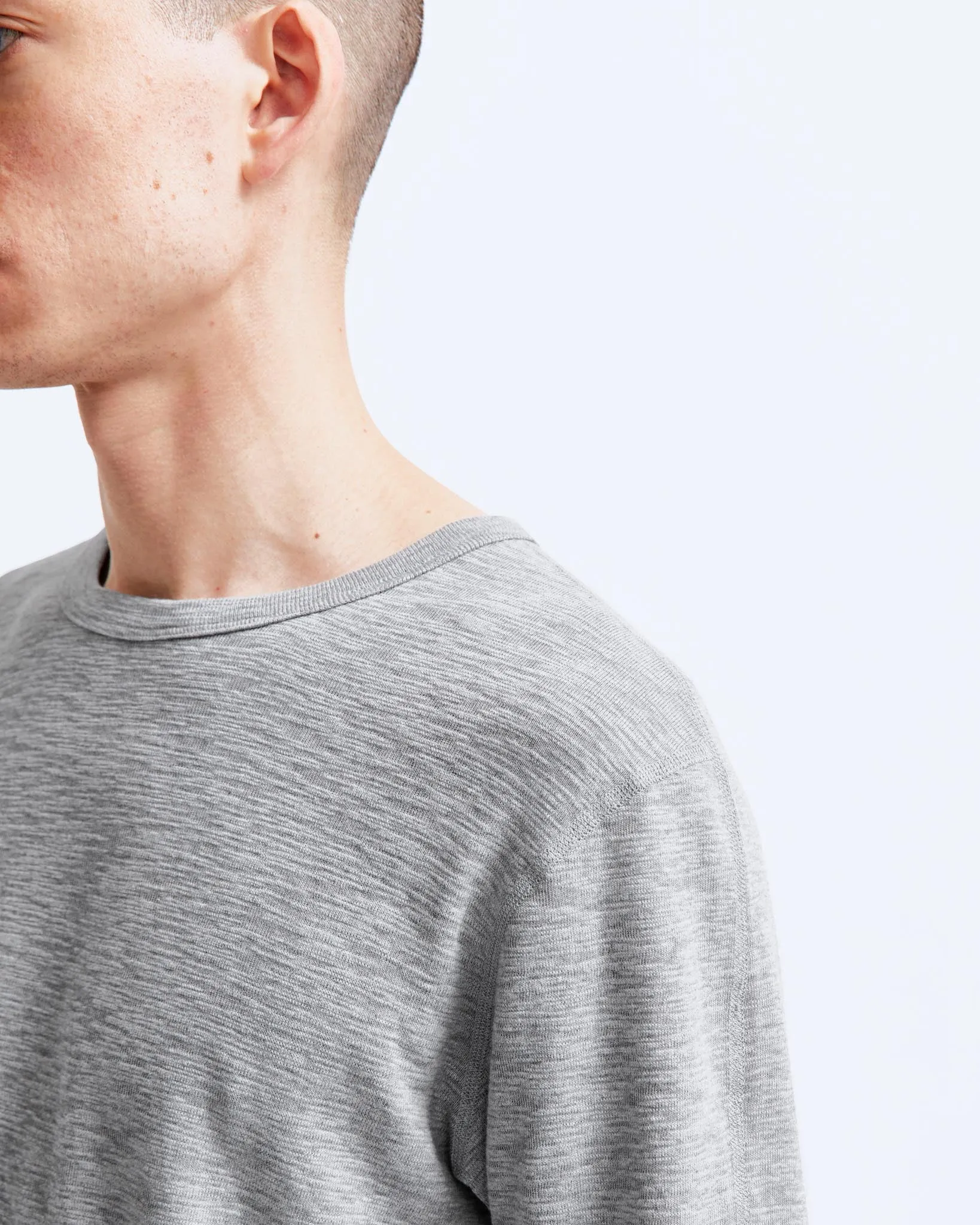 REIGNING CHAMP 1X1 SLUB LONG SLEEVE - 3 COLORS