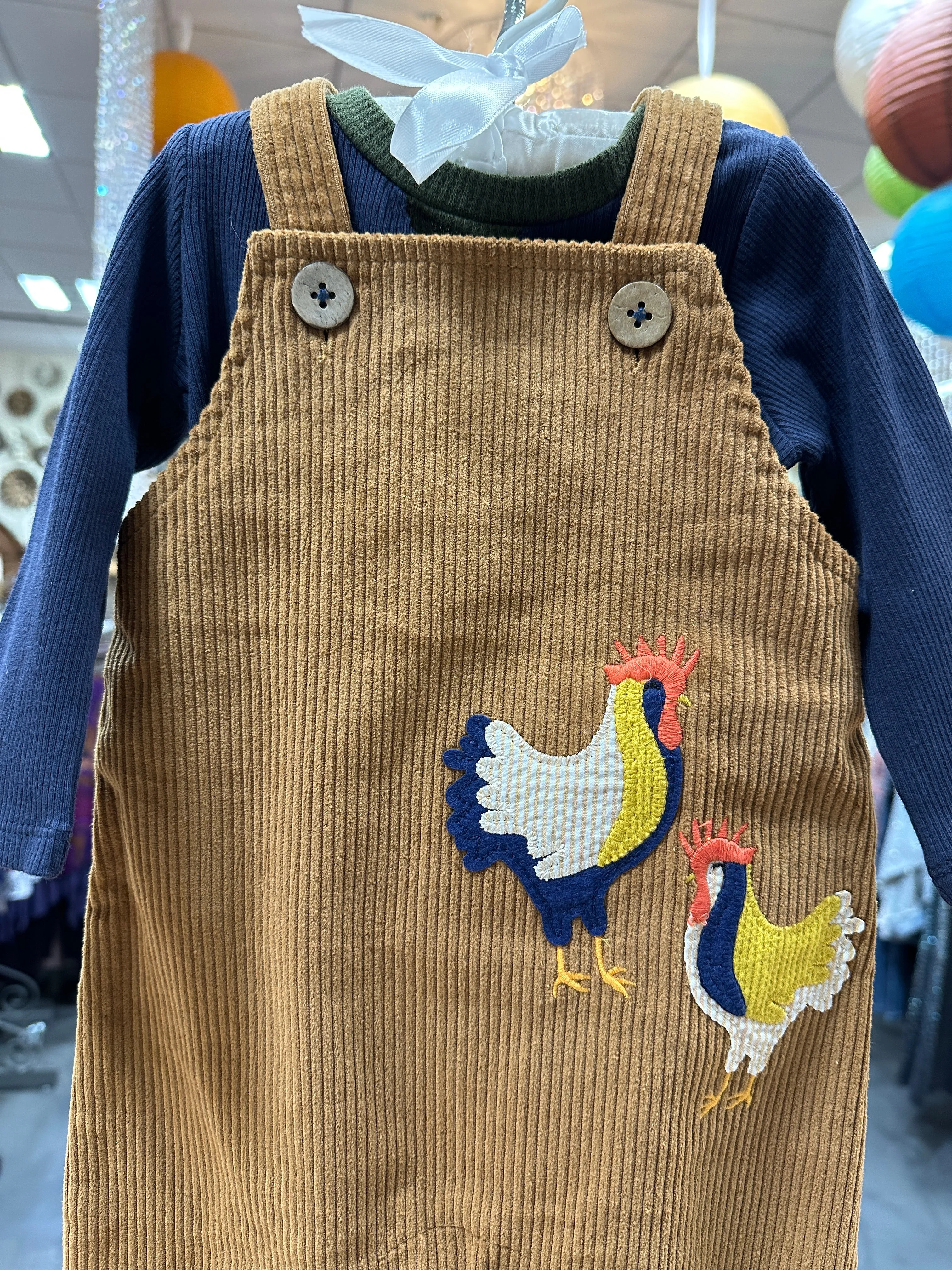 Rooster Cord Overall