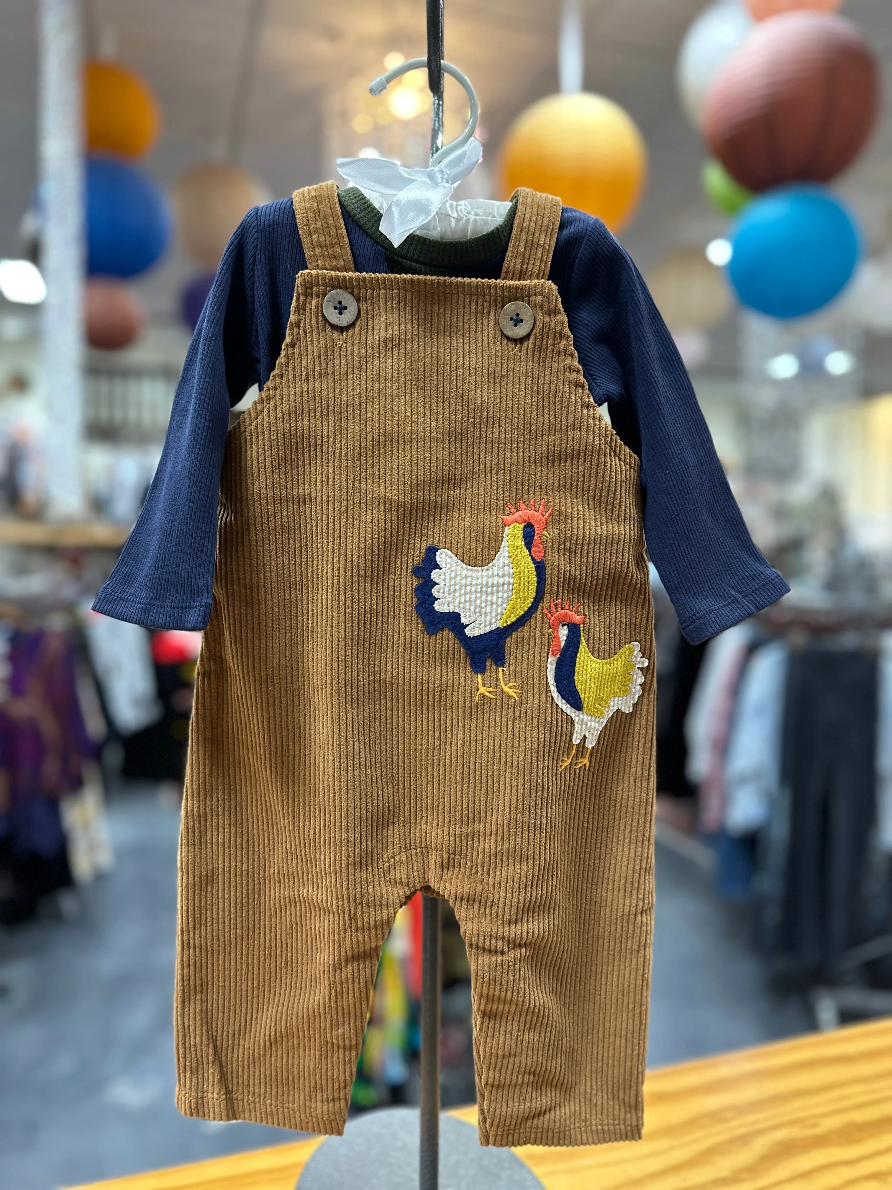 Rooster Cord Overall