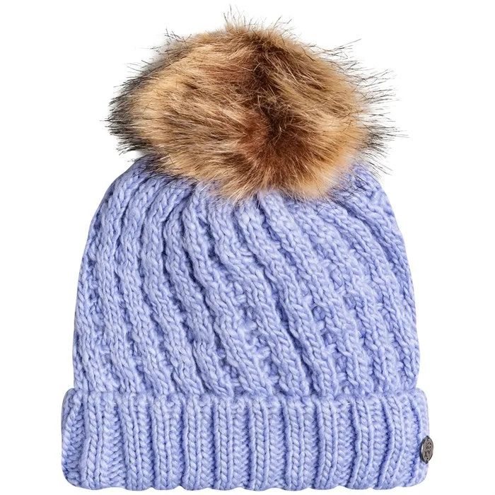 Roxy Girl Knit PomPom Beanie