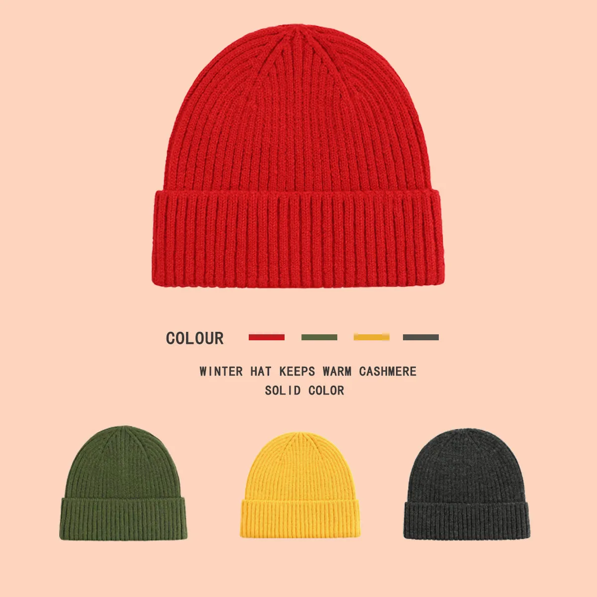 Sidiou Group Wholesale Unisex Street Outdoor Blank Long Style Beanie Hats Fashion Warm Knit Ski Casual Skull Cap For Winter