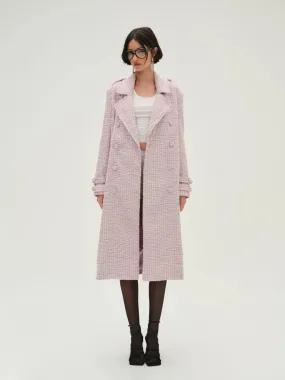 Strawberry Cream Tweed Coat