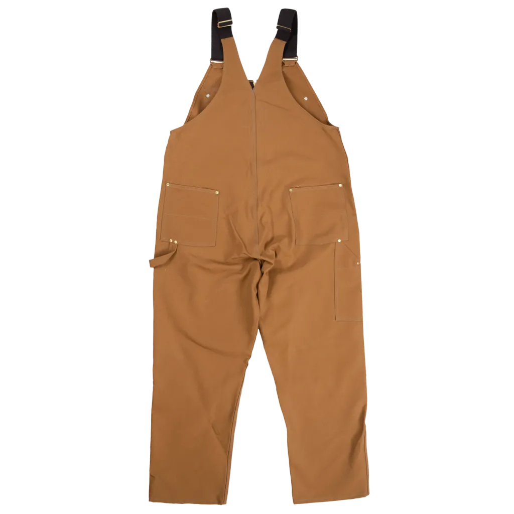 Tough Duck®Unlined Bib Overall – Zip Front 7637