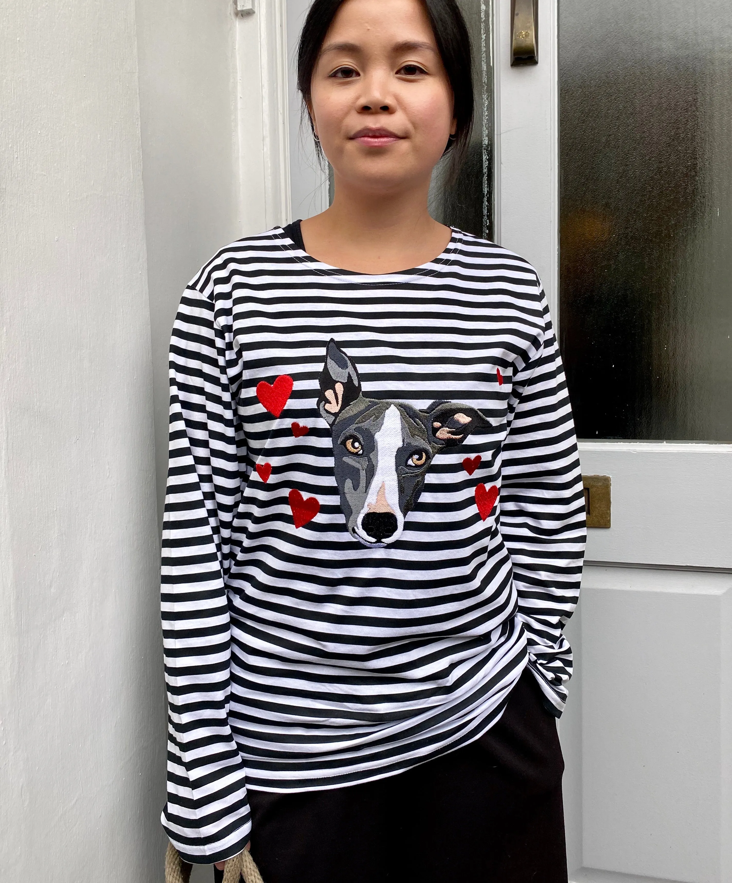 UNISEX LONG SLEEVE STRIPED T-SHIRT
