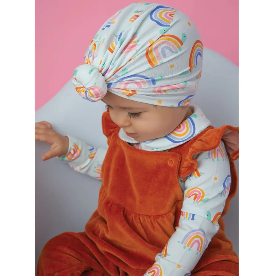 Velour Ruffle Overall Rust