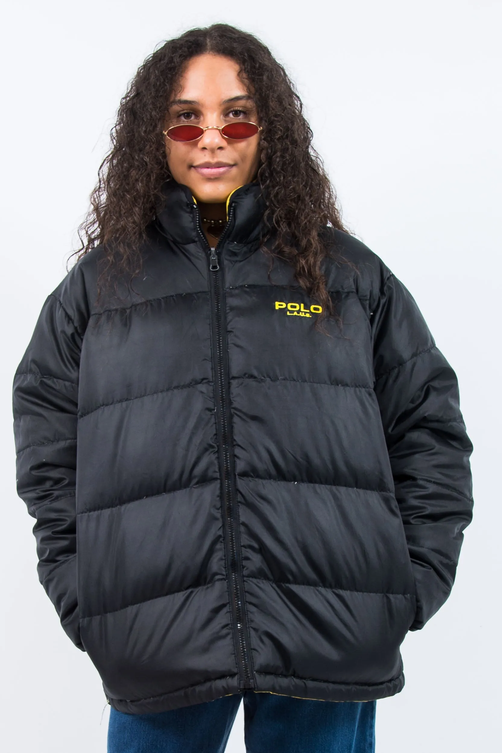 Vintage 90's Reversible Puffer Jacket Coat