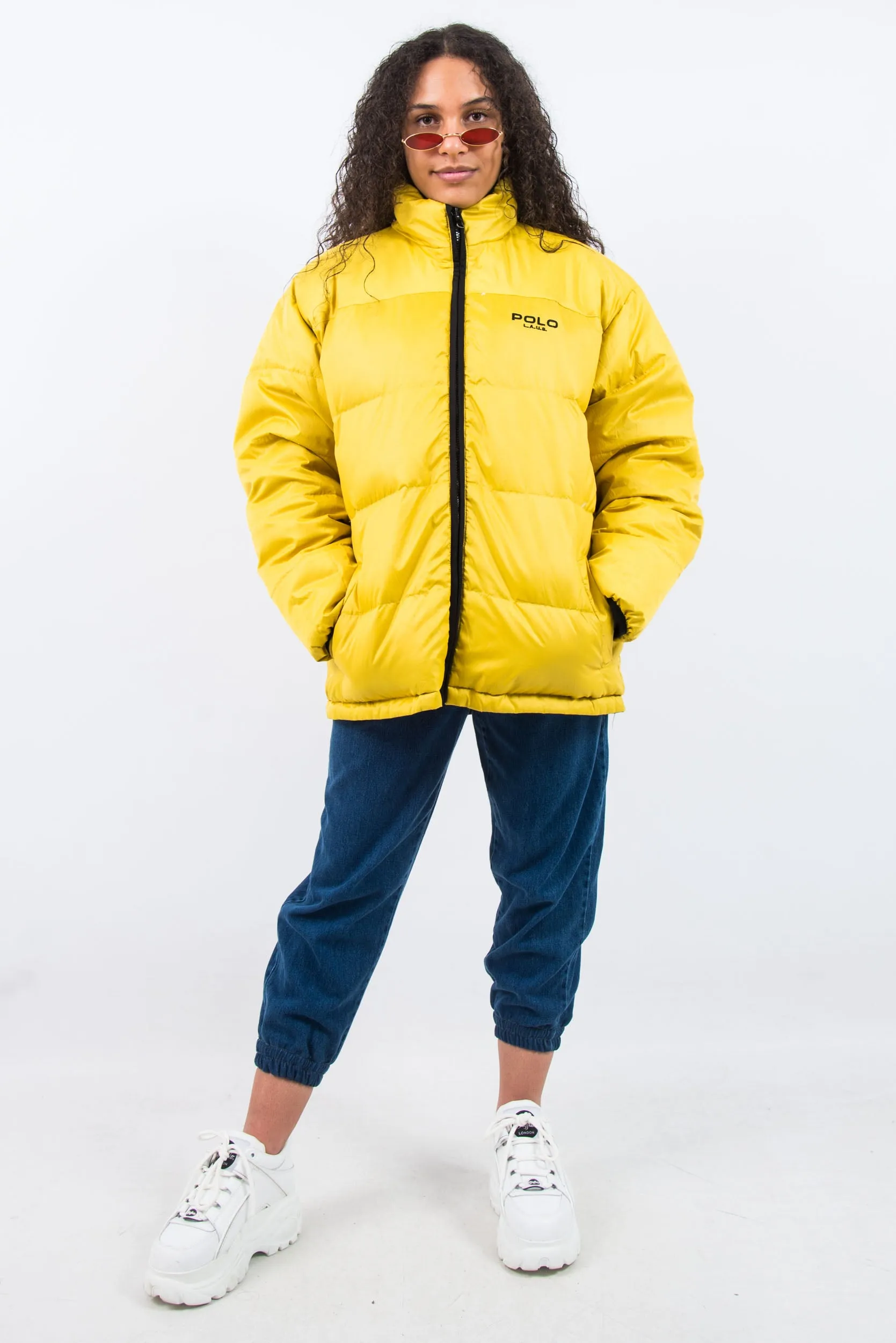 Vintage 90's Reversible Puffer Jacket Coat
