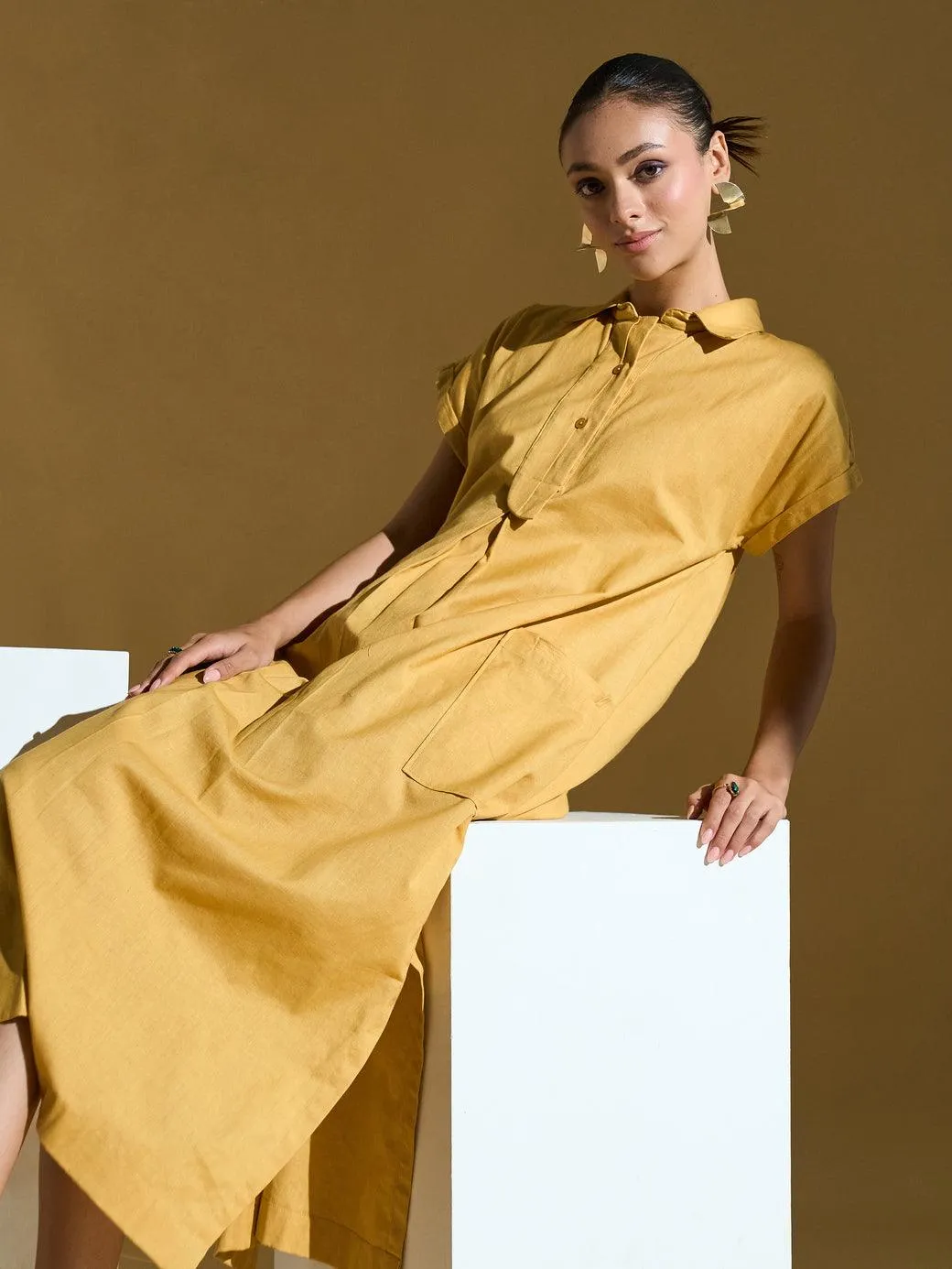 Vivacious- Effortless style, long shirt dress for everyday comfort