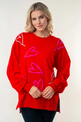 White Birch Heart Sweatshirt