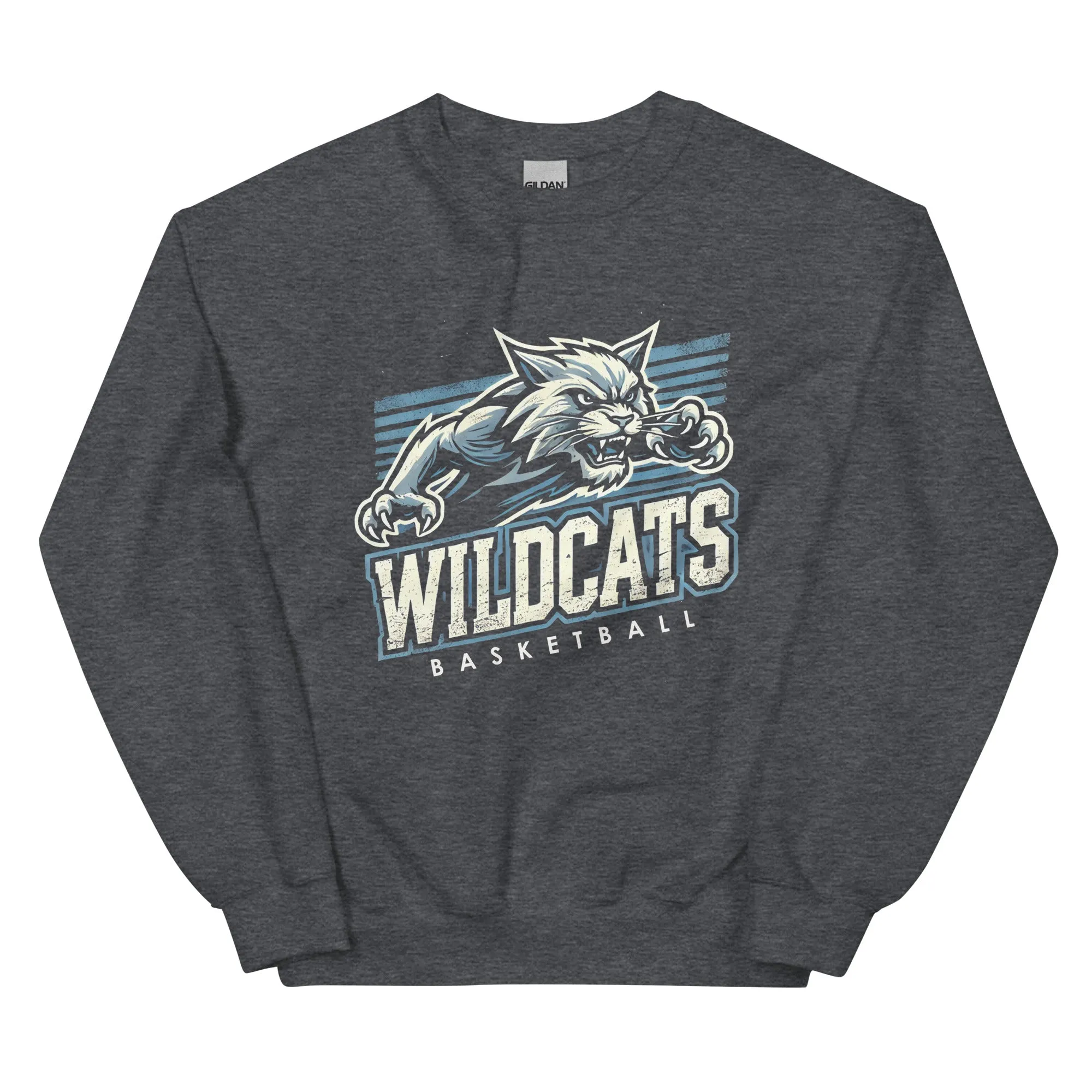 Wildcats Basketball Vintage College Sweatshirt