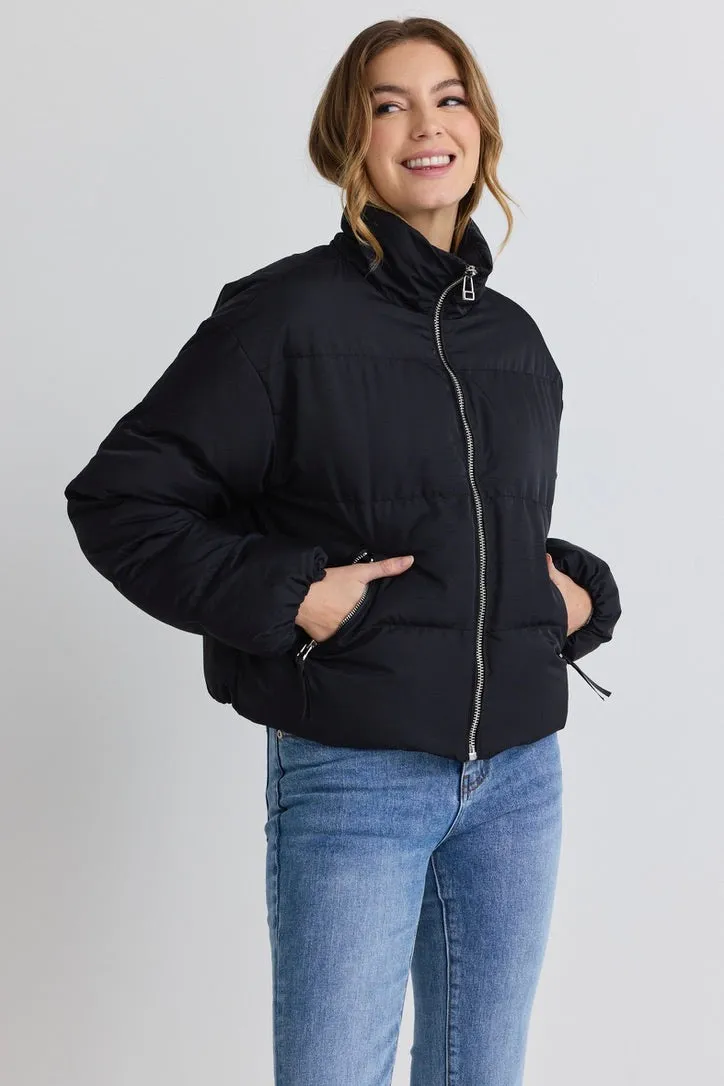 Windsor Black Puffer Jacket