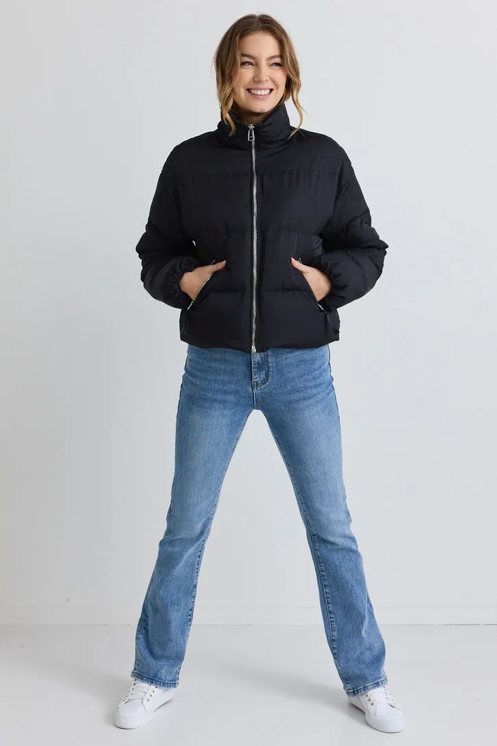 Windsor Black Puffer Jacket