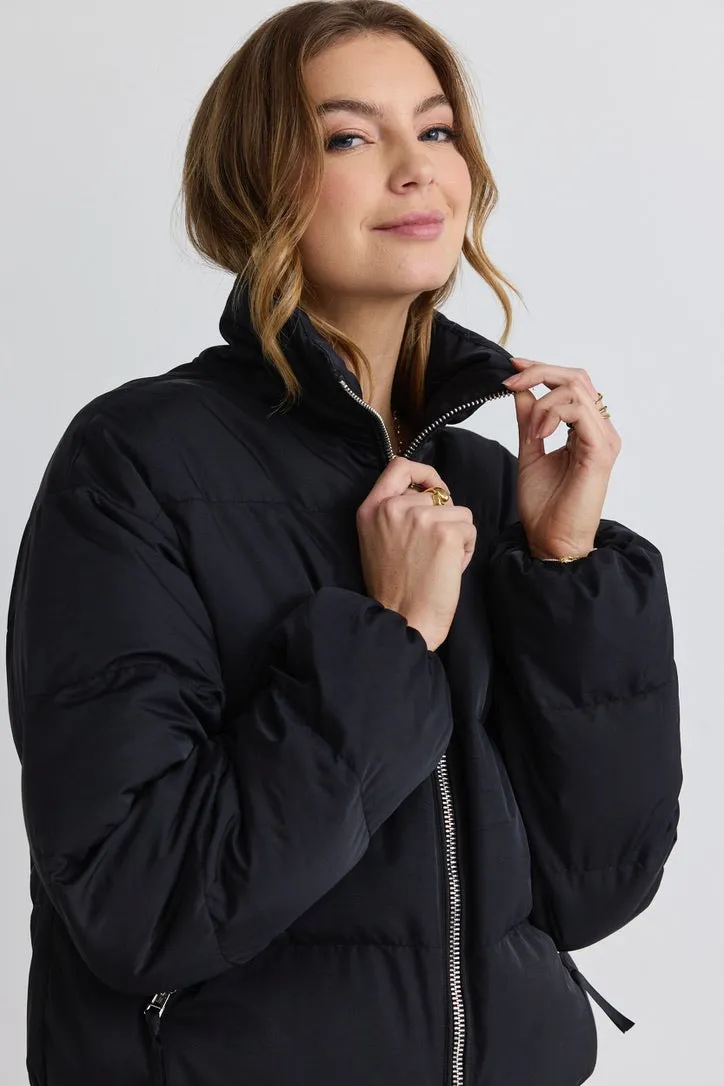 Windsor Black Puffer Jacket